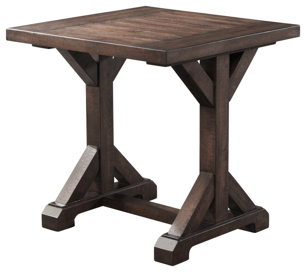 Flynn Trestle End Table