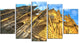 Facade of Dom Church with Blue Sky, Cityscape Canvas Print, 60"x32", 5 Panels