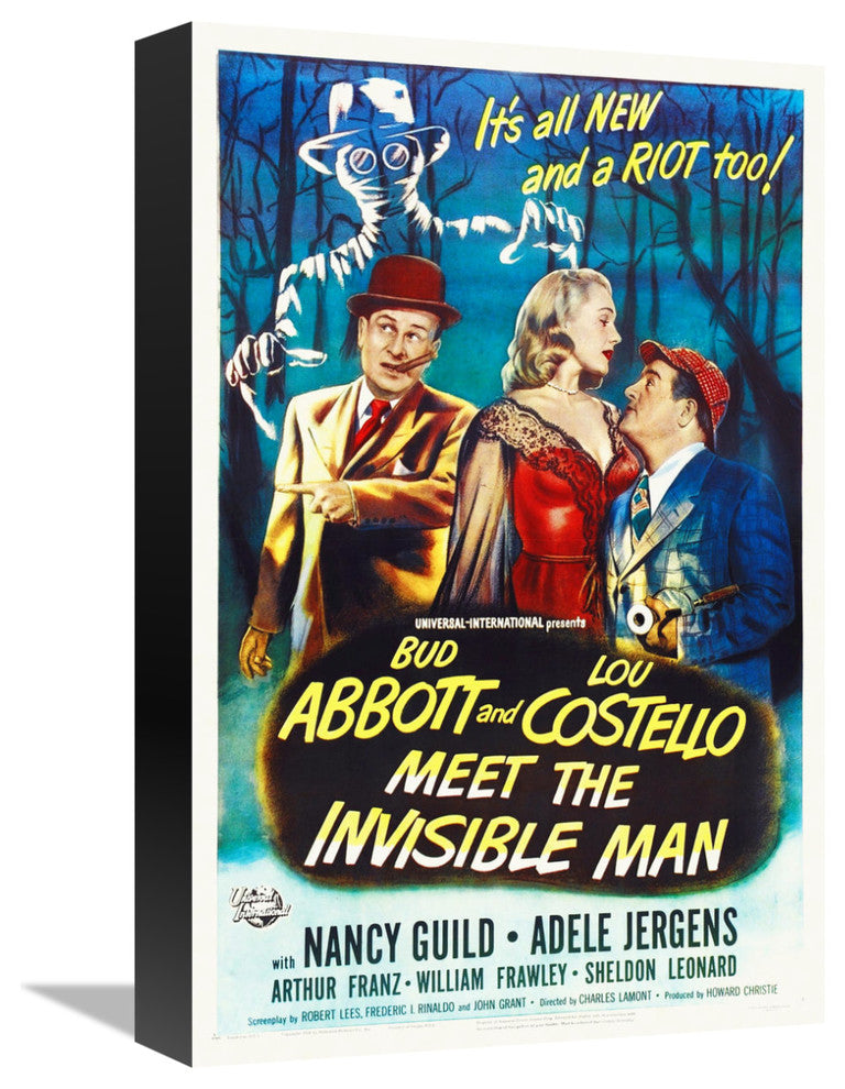Abbott and Costello, Meet The Invisible Man, 10x16