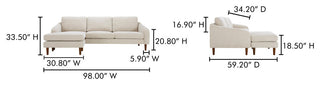 Quinn Sectional Oatmeal