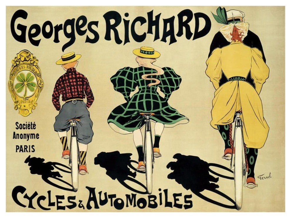 "Georges Richard" Digital Paper Print by Fernand Fernel, 42"x32"