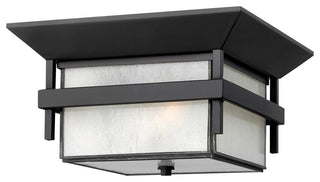 Hinkley Lighting 2573 2 Light Outdoor Flush Mount Ceiling Fixture - Satin Black