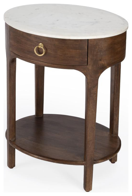 Butler Specialty Company, Ellen Marble Nightstand, Brown