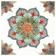 "Mandala Morning V" Digital Paper Print by Anne Tavoletti, 20"x20"
