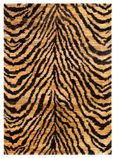 Safavieh Bohemian Boh224A Animal Print Rug, Natural/Black, 9'0"x12'0"