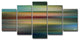 Ready2Hangart  'Blur Stripes Lvii' By Tristan Scott Canvas Art Set, 5 Panels