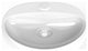Rosaria 24" Wall Mounted Porcelain Sink, Glossy White, No Faucet Hole