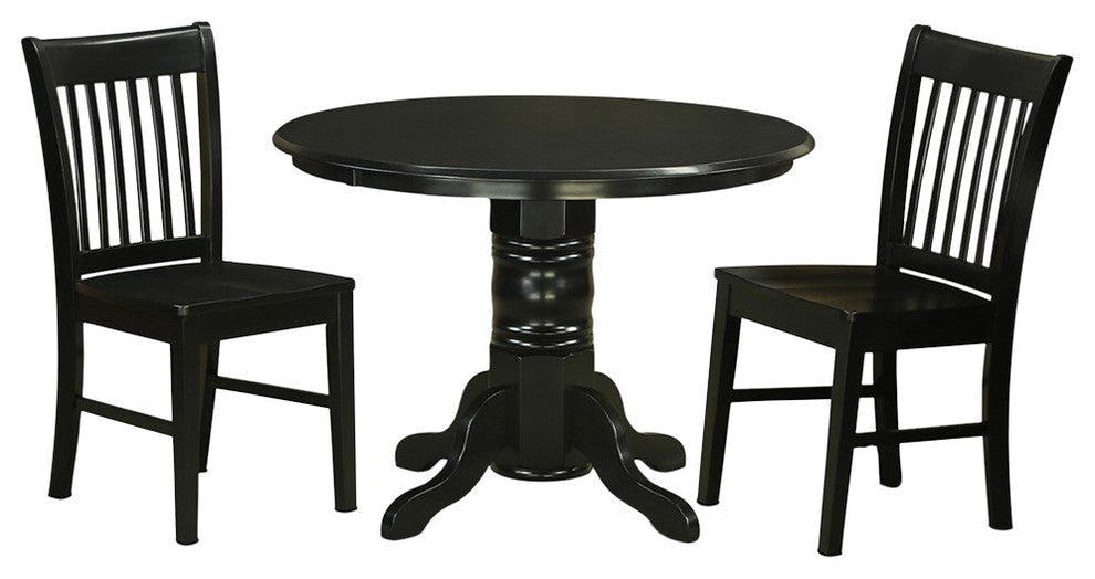 3 Pctable Set -Table And 2 Dining Chairs