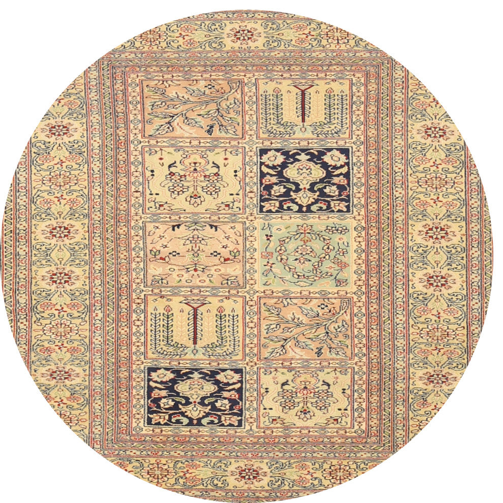 Ahgly Company Indoor Round Traditional Area Rugs, 4' Round