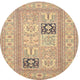 Ahgly Company Indoor Round Traditional Area Rugs, 4' Round