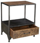 Allen 1-Drawer Wood Nightstand