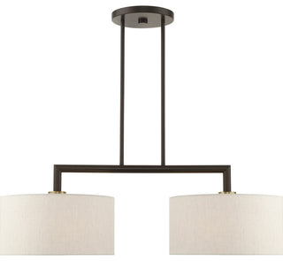 English Bronze Timeless, Transitional, Linear Chandelier