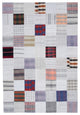 Rug N Carpet - Handmade Anatolian 6' 8'' x 9' 9'' Unique Patchwork Kilim Rug