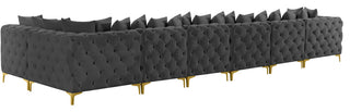 Tremblay Modular Sectional, Grey, L-Shaped, 7-Piece: Armless (5), Corner (2)