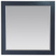Maribella Rectangular Bathroom Wood Framed Wall Mirror, Blue, 34"