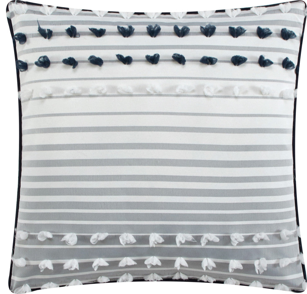 Clarion 7 Piece Comforter Set, Blue, King