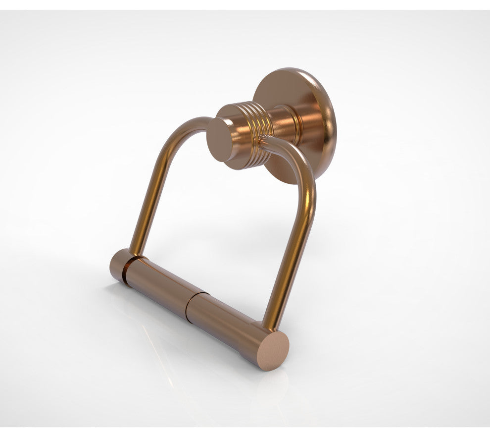 Mercury 2 Post Groovy Accent Toilet Tissue Holder, Brushed Bronze