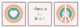 Cute Always Be Kind Quote Rainbow Peace Sign, 3pc, each 12 x 12