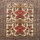 Ahgly Company Indoor Square Traditional Area Rugs, 8' Square