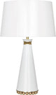 Robert Abbey RA-LY44 1-Light Table Lamp, Pearl