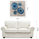 Blue Rings Diptych Wall Art X-Ray Photo Giclee Printed on Hand Finished Ash Wood