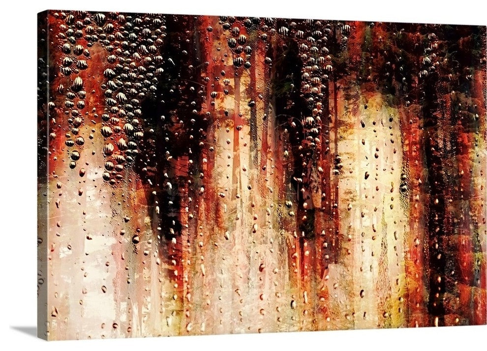 "Cedars In The Rain" Wrapped Canvas Art Print, 24"x16"x1.5"