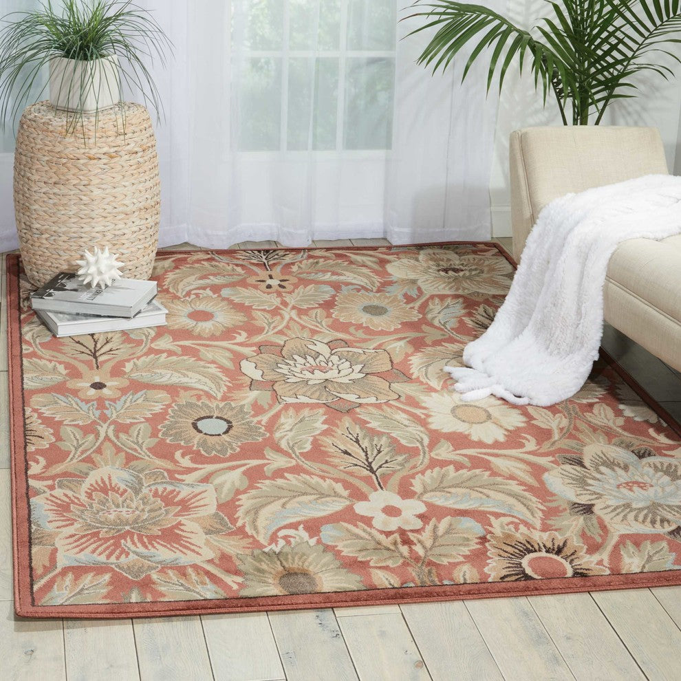 NOURISON WALDEN BRICK AREA RUG