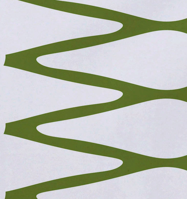 Zipped, Geometric Print Placemat, Green