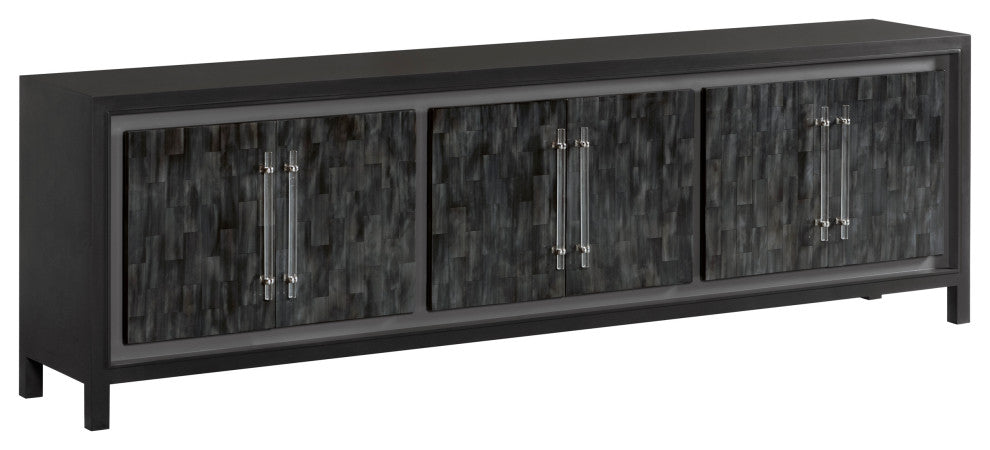 Elation Gray Long Media Console