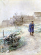 Carl Larsson November, Gallery Wrapped Canvas Print, 21"x28"