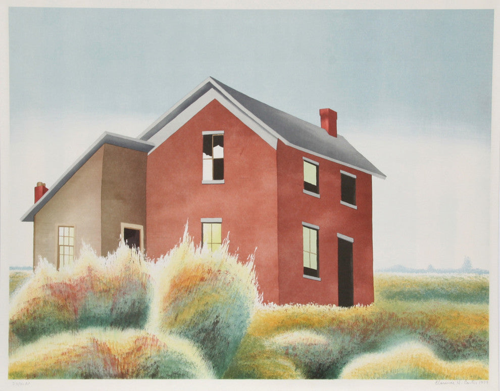 Clarence Holbrook Carter "Homestead " Lithograph
