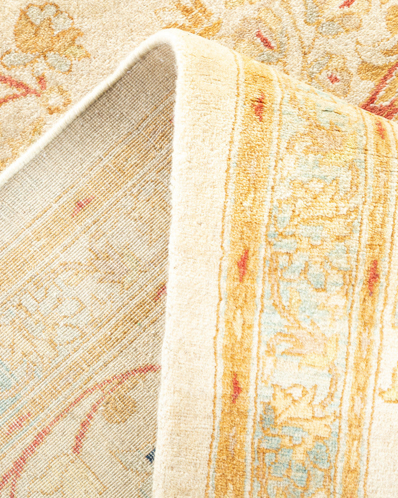 Alyssa, One-of-a-Kind Hand-Knotted Area Rug Ivory, 8'2"x10'4"