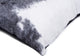18"x18" Torino Kobe Cowhide Pillows, Set of 2, Gray and White