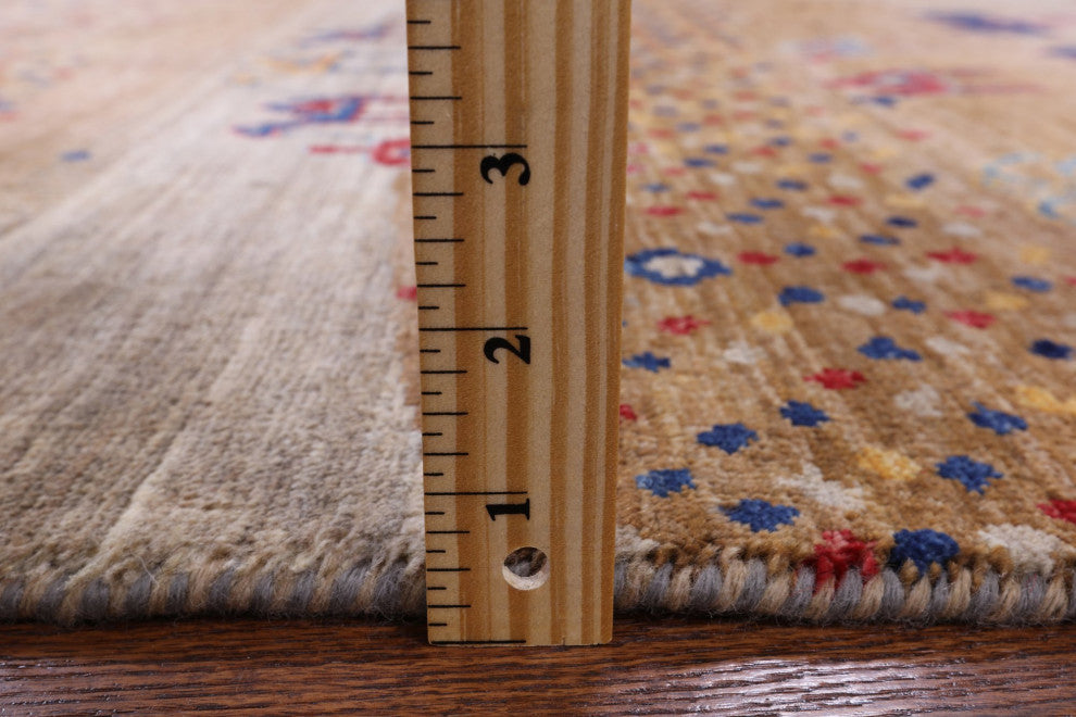 6' 5" X 9' 8" Persian Gabbeh Tribal Handmade Rug Q7933