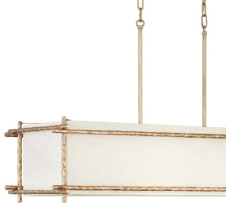 Tress 6-Light Chandelier, Champagne Gold