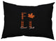 Sweet Fall Accent Pillow, Black, 14"x20"