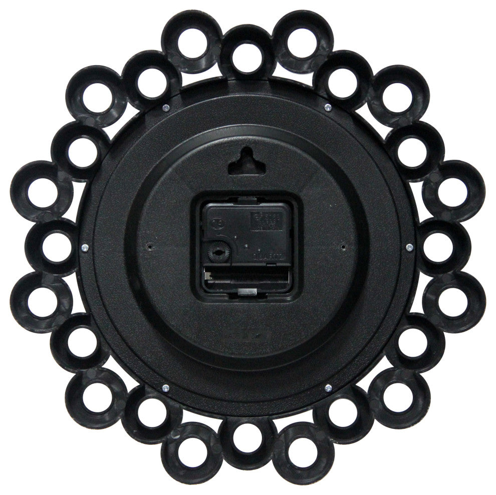 Ellipse 12" Silver Decorative Wall Clock