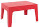 Compamia Box Outdoor Coffee Table, Red