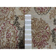Agreeable Gray Agra with Paisley Design 100% Wool Hand Knotted Rug 9'1" x 12'3"