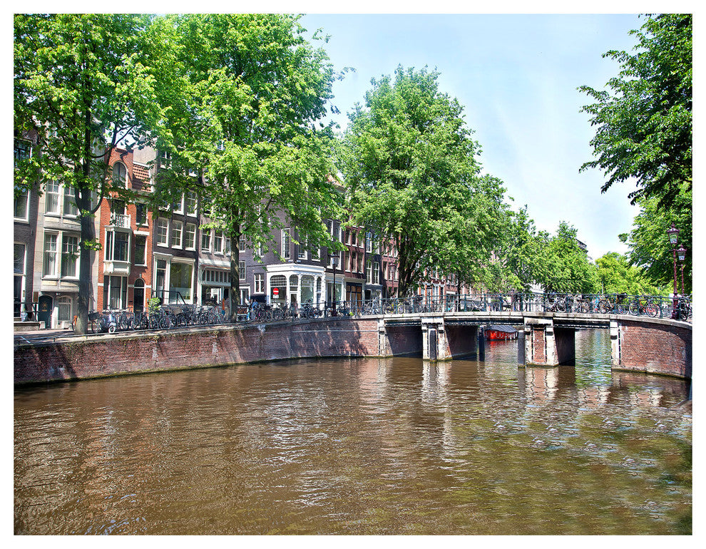 Artwork, Amsterdam Bridge, The Amsterdam Collection, Unframed