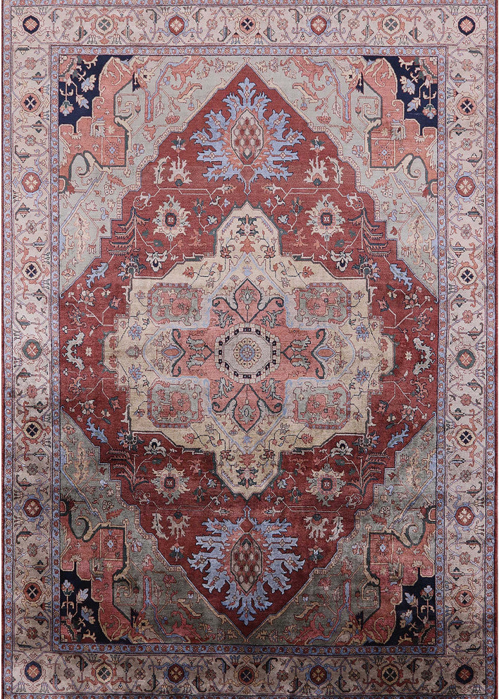 Ahgly Company Indoor Rectangle Mid-Century Modern Area Rugs, 7' x 9'