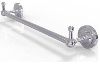 Prestige Regal 24" Towel Bar with Integrated Hooks, Polished Chrome