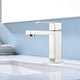 Monte Stainless Steel Single Hole Bathroom Faucet, Satin Nickel