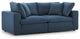 Azure Commix Down Filled Overstuffed 2 Piece Sectional Sofa Set