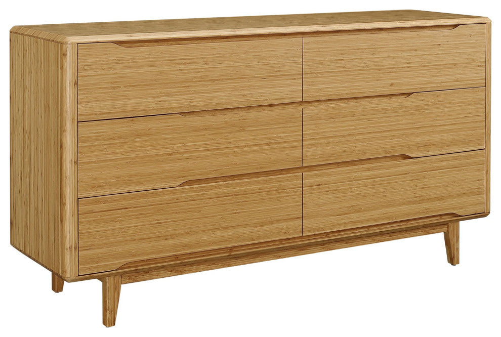 Currant Six Drawer Dresser, Caramelized
