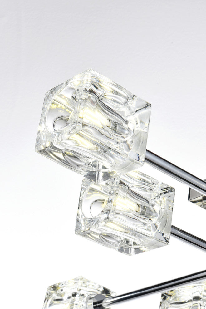 32" Flush Mount, Chrome