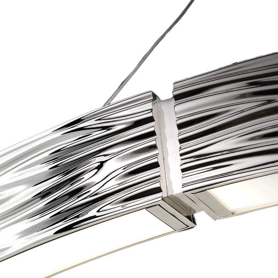 Modern Forms Zelda 48" LED Chandelier in Polished Nickel