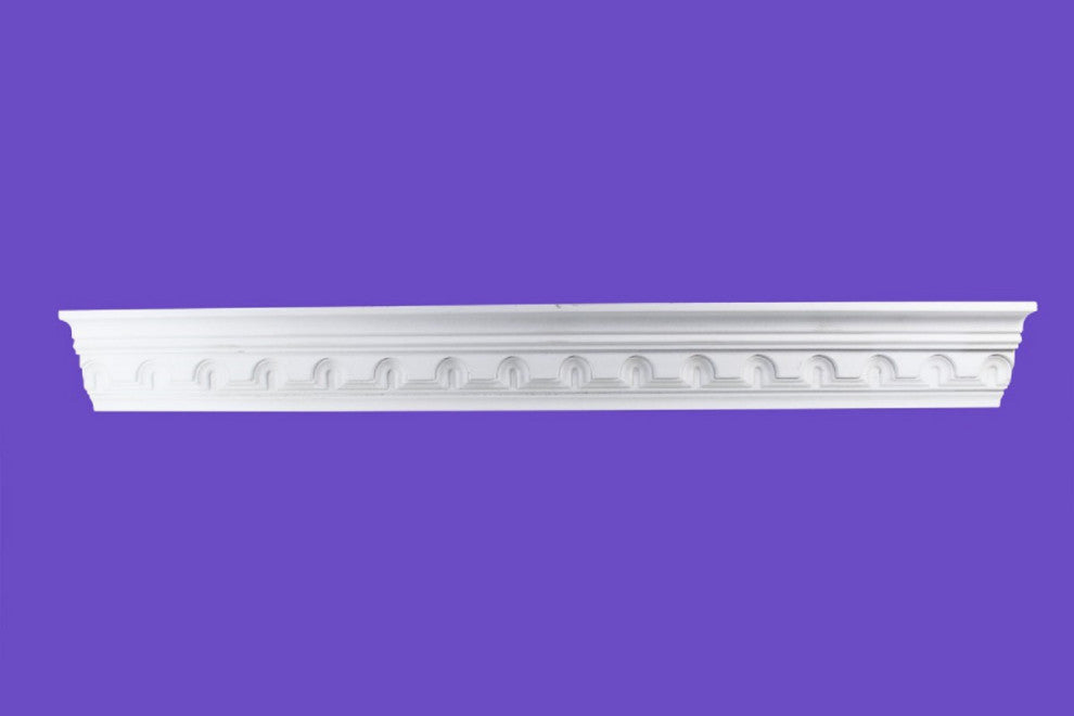 Ornate Cornice White Urethane  94 1/2" L  Golfini |