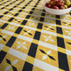 Kotoubia Handmade Cement Tile, Gold/Black/White, Sample