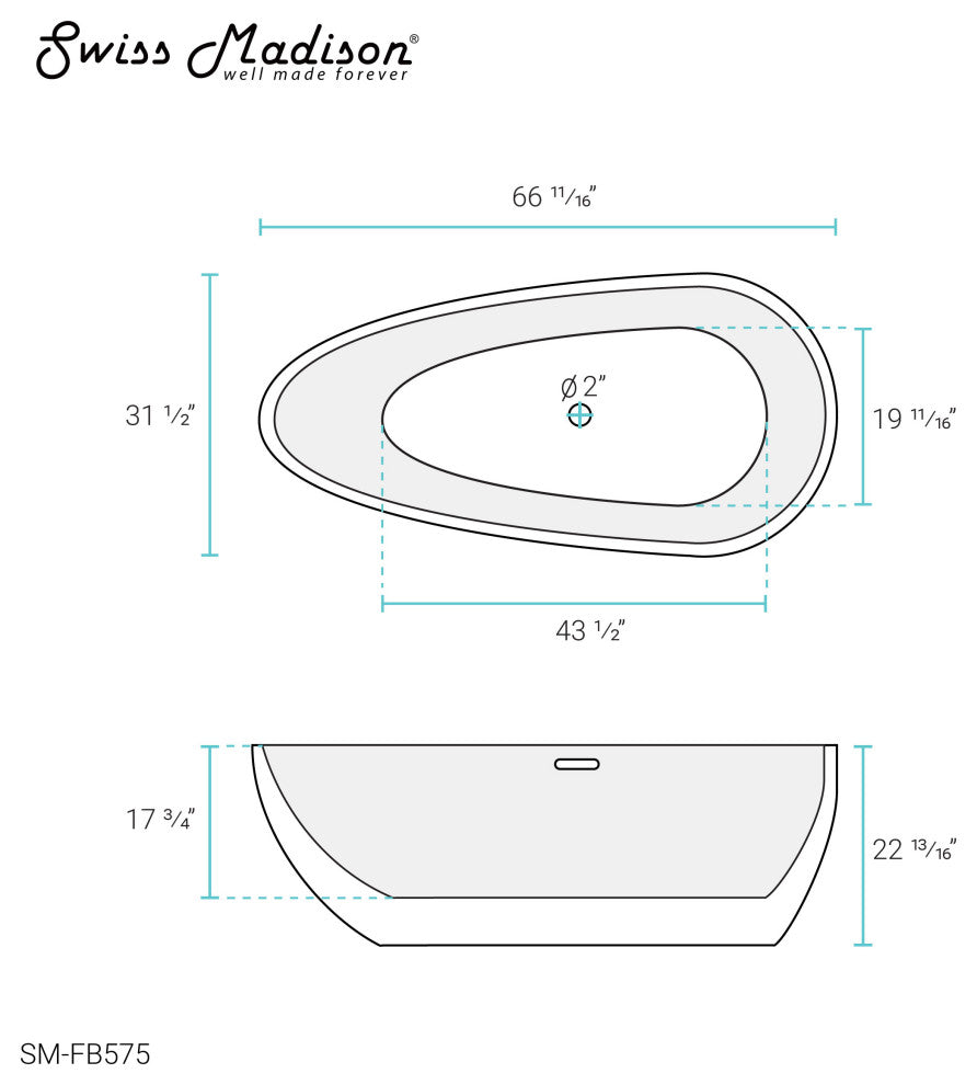 Monaco Freestanding Bathtub